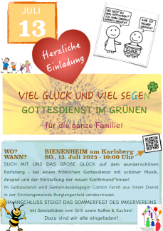 Gottesdienst im Grünen, 13. Juli 25