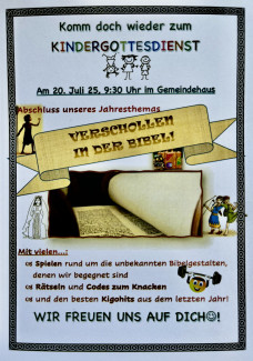 Traust du dich, auf Rätseljagd durchs Gemeindehaus zu gehen...?